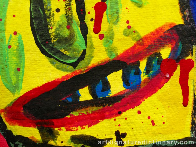 Close-up details showing Bengt LINDSTRÖM signature forgery characteristics