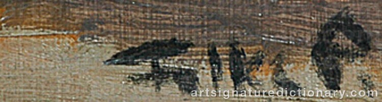 Signature by Folke ‘Folke P’ PERSSON