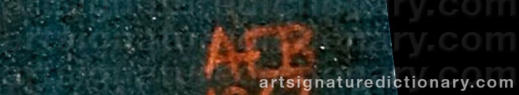 Signature by Anna-Eva BERGMAN