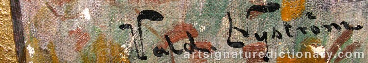 Signature by Valdemar NYSTRÖM