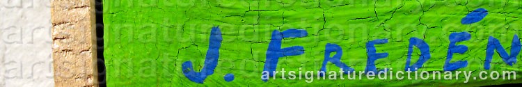 Signature by Jonas FREDÉN