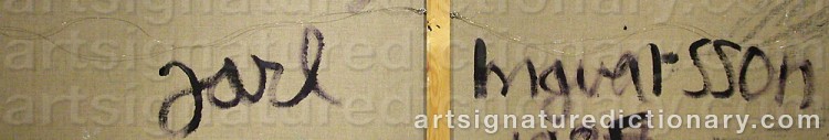 Signature by Jarl INGVARSSON