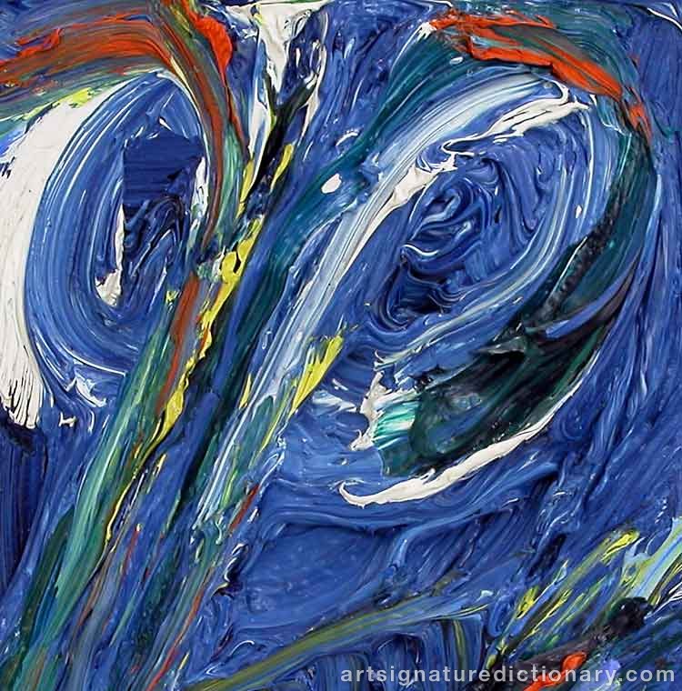 Close-up details showing Bengt LINDSTRÖM signature forgery characteristics