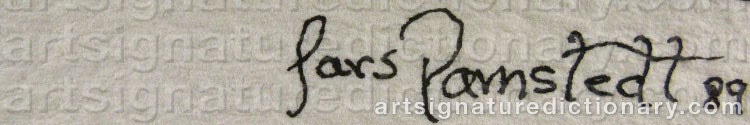 Signature by Lars RAMSTEDT