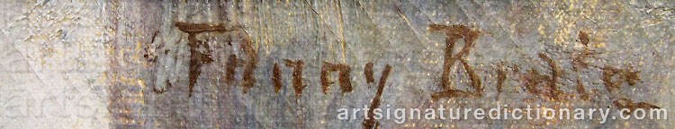 Signature by Fanny BRATE