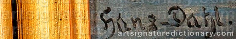 Signature by Hans DAHL