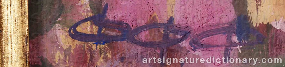 Authentic signature by Fedor Fedorovich FEDOROVSKI on  artwork