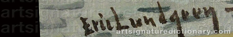 Signature by Eric LUNDGREN