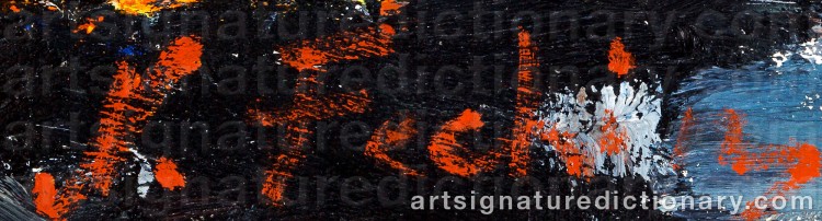 Signature by Nikolai Ivanovich FECHIN