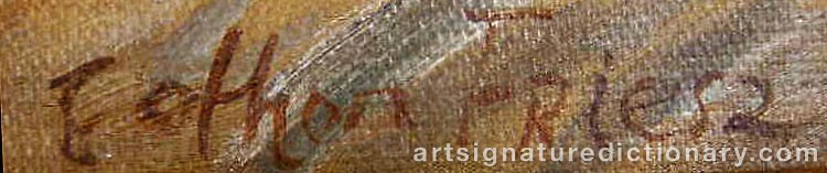 Authentic signature by Emile Othon FRIESZ on artwork