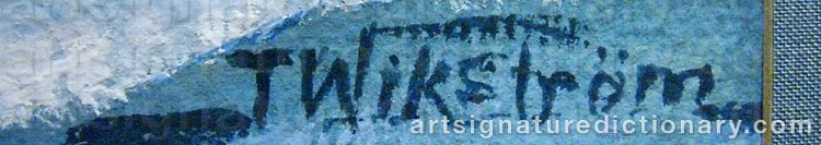 Signature by Titus WIKSTRÖM