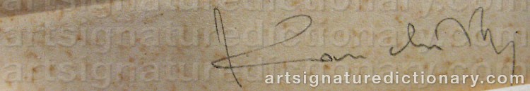 Signature by Wassily KANDINSKY