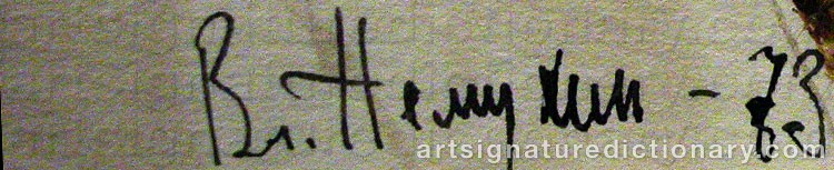Signature by Vladimir Nikolaevich NEMUKHIN