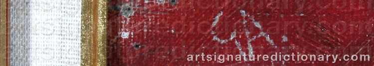 Signature by Gustaf ANKARCRONA
