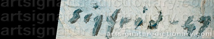 Signature by Sigfrid ‘Sigfrid S.’ SÖDERGREN