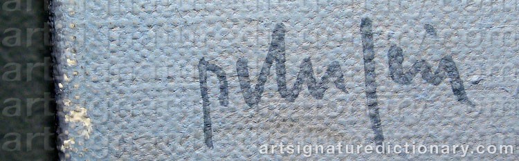 Signature by Peter FRIE
