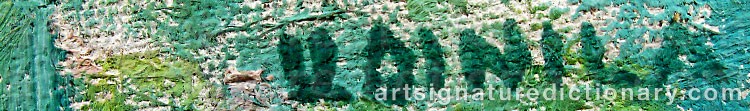 Authentic signature by Urho OINILA on artwork