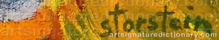 Signature by Aage STORSTEIN