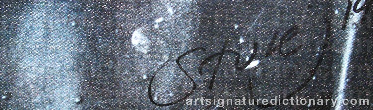 Signature by Sture ‘Sture J’ JOHANNESSON