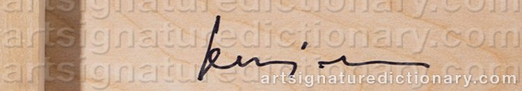 Signature by Annette LEMIEUX