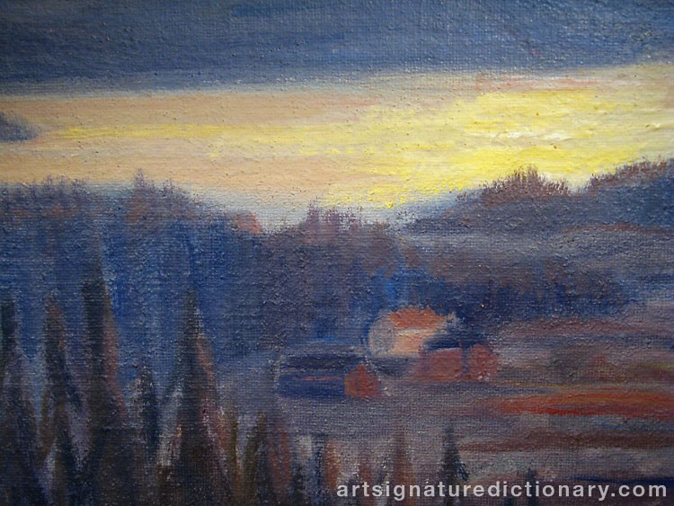 Close-up details showing Anshelm SCHULTZBERG signature forgery characteristics