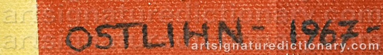 Signature by Barbro ÖSTLIHN