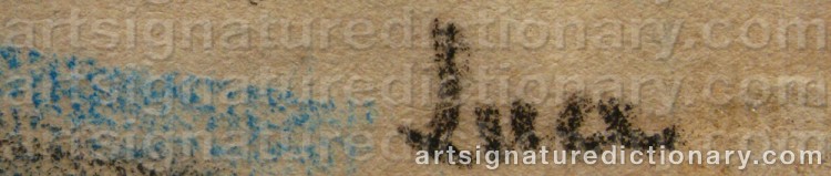 Signature by Maximilien LUCE