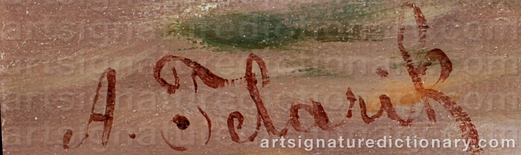 Signature by Alois TELARIK