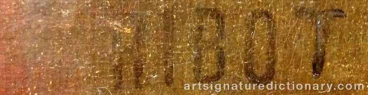 Signature by Théodule Augustin RIBOT