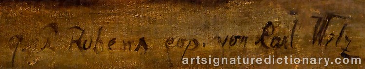 Signature by Peter Paul RUBENS