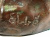 Close-up details showing Axel EBBE signature forgery characteristics