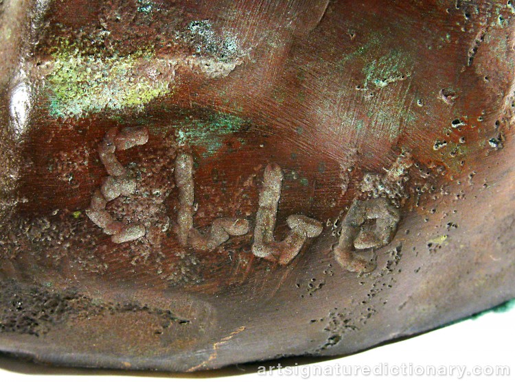 Close-up details showing Axel EBBE signature forgery characteristics