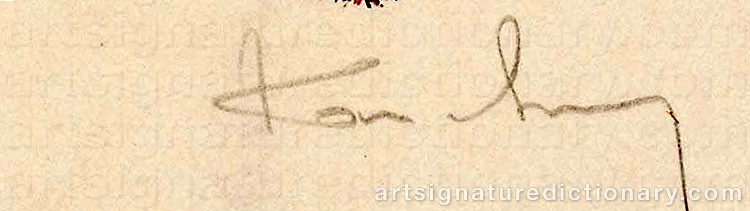 Signature by Wassily KANDINSKY