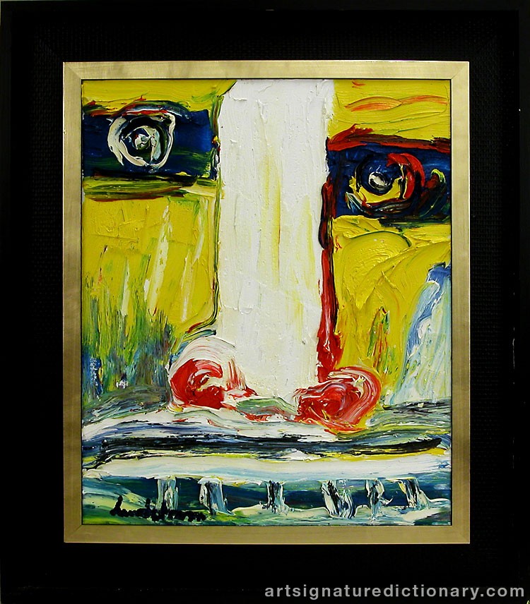 Close-up details showing Bengt LINDSTRÖM signature forgery characteristics