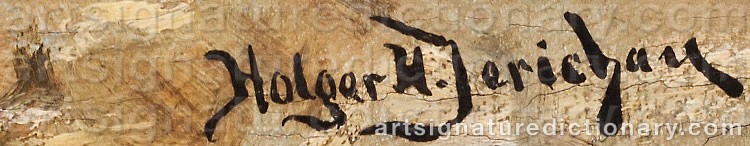 Signature by Holger Hvitfeldt JERICHAU