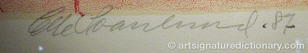 Signature by Olle SVANLUND