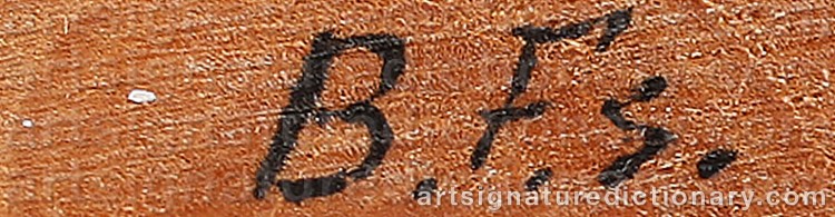 Authentic signature by Bengt (Sami Artist) FRANSSON on  artwork