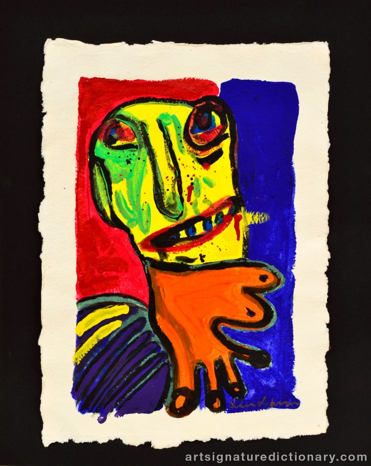 Close-up details showing Bengt LINDSTRÖM signature forgery characteristics