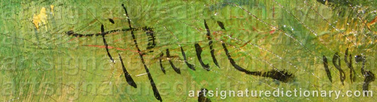 Signature by Georg PAULI