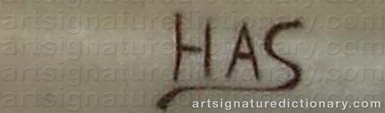 Authentic signature by Helge (Sami Artist) SUNNA on Other artwork