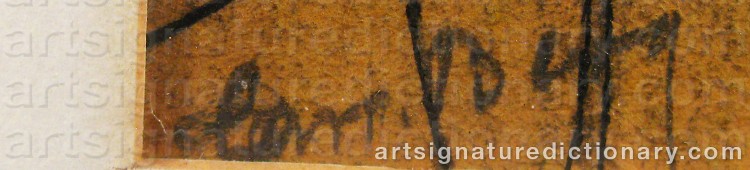 Signature by Christian BERG