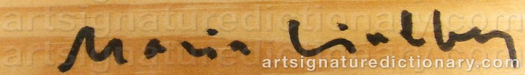 Signature by Maria LINDBERG