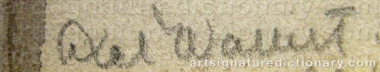 Signature by Axel WALLERT