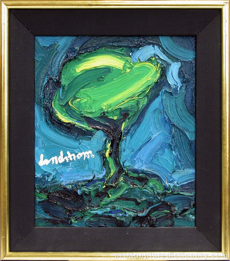 Close-up details showing Bengt LINDSTRÖM signature forgery characteristics