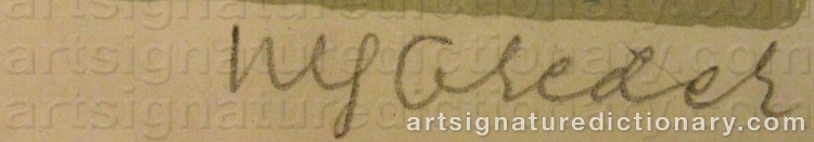 Signature by Ulf GREDER