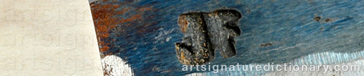 Authentic signature by Johan (Sami Artist) FANKKI on Other artwork