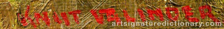 Signature by Knut VALINDER