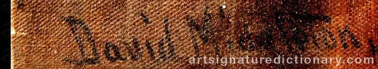 Authentic signature by Astley David Middleton ‘A.d.m.’ COPPER on Painting/Watercolour artwork