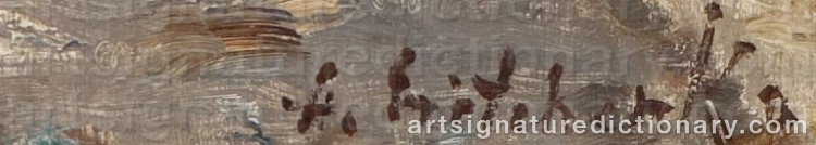Signature by Alexis Vasilievich GRITCHENKO