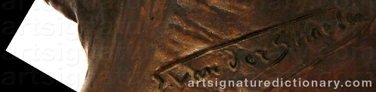 Signature by Georges Van STRAETEN